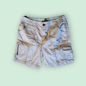 Eddie Bauer Light Green Cargo Shorts, Size 8